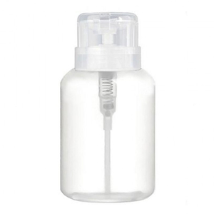 Помпа для жидкостей пластиковая с дозатором прозрачная 200 мл