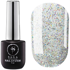 ЗНИЖКА!Топ для гель-лаку без липкого шару Saga Crush Top №06, 9 мл, Колір: 06