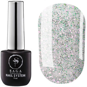 ЗНИЖКА!Топ для гель-лаку без липкого шару Saga Crush Top №10, 9 мл, Колір: 10