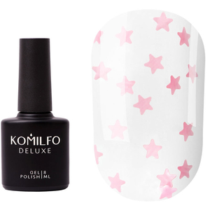 Топ без ЛС с УФ-фильтром Komilfo Star Nails Rose Top 8 мл, Цвет: Rose