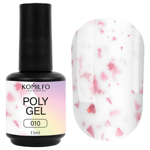 Komilfo PolyGel 010, 15 мл, Объем: 15 мл, Цвет: 010
