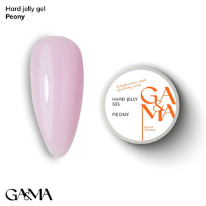 Гель для нарощування моделюючий GaMa Hard Jelly Gel Peony 15 мл