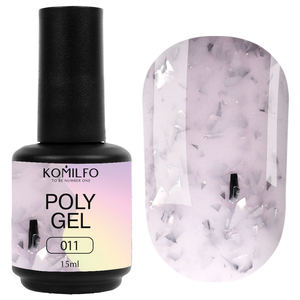 Komilfo PolyGel 011, 15 мл, Об`єм: 15 мл, Колір: 011