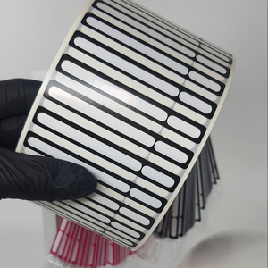 Наклейки на типсы черные Total Beauty 1 лист/50 Наклеек, Цвет: Черные