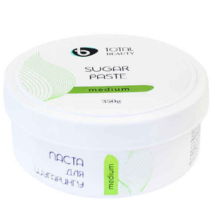 Паста для шугарингу Total Beauty Sugar Paste Medium 350 г, Структура: Medium, Об`єм: 350 г
