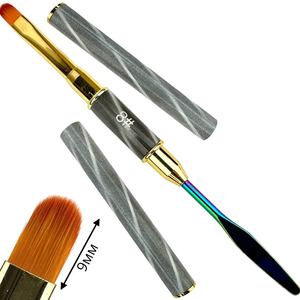 Пензель-шпатель для полігеля Silver, овал №8 G-69, Розмір: Овал, Колір: №8