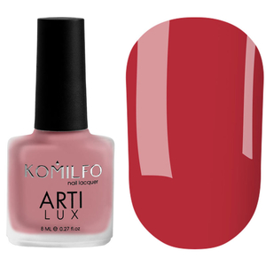 Лак для нігтів Komilfo ArtiLux Lady in Red 002 8 мл, Колір: 002