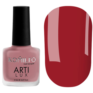 Лак для нігтів Komilfo ArtiLux Lady in Red 003 8 мл, Колір: 003