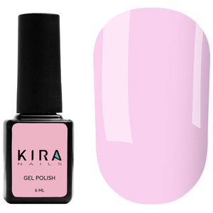Гель-лак Kira Nails №001 (розовый для френча, полупрозрачный, эмаль), 6 мл