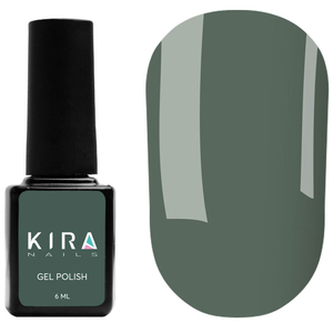 Гель-лак Kira Nails №147 (темний мох, емаль), 6 мл