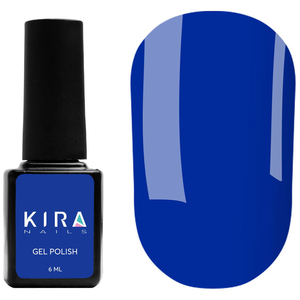 Гель-лак Kira Nails №189 (електричний синій, емаль), 6 мл