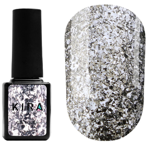 Гель-лак Kira Nails Shine Bright №001, 6, Колір: 001, Колір: Сріблястий