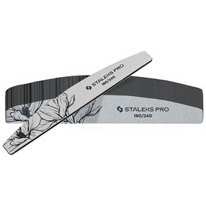 Пилка полумесяц минеральная Staleks EXPERT 40 180/240 грит, Абразивность: 180/240