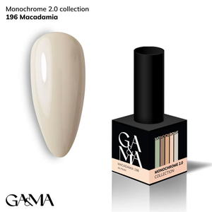 Гель-лак GaMa Gel Polish Monochrome collection 196 Macadamia 10 мл, Объем: 10 мл
, Цвет: 196