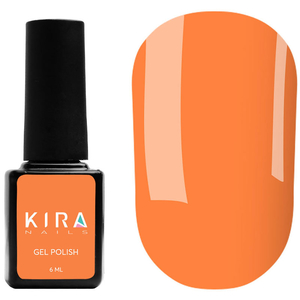Гель-лак Kira Nails №021 (помаранчевий, емаль), 6 мл