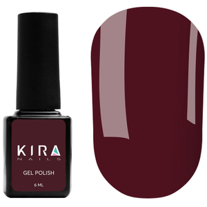 Гель-лак Kira Nails №154 (темно-коричневий, емаль), 6 мл