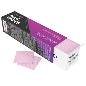 Безворсовые перфорированные салфетки Staleks EXPERT 400 шт