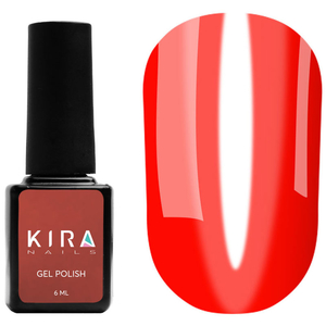 Гель-лак Kira Nails Vitrage №V01 (красный, витражный), 6 мл, Цвет: 01