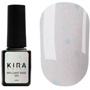 Kira Nails Brilliant Base 001, 6 мл, Цвет: 001