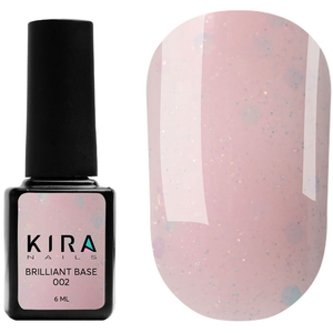 Kira Nails Brilliant Base 002, 6 мл, Колір: 002