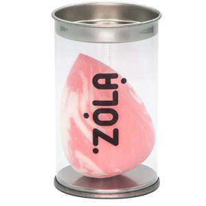 Спонж ZOLA супер м'який біло-рожевий крапля