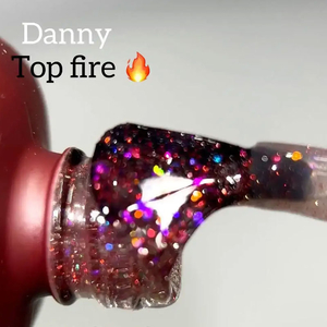 Світловідбиваючий топ Danny Fire 01 (рожевий), 12 мл, Колір: 01
