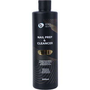 Засіб для знежирення і зняття липкого шару Total Beauty Nail Prep&Cleancer 3в1 500 мл, Об`єм: 500 мл