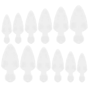 Силіконові молди DNKa Professional Nail Molds 0002, 36 шт, Розмір: 0002