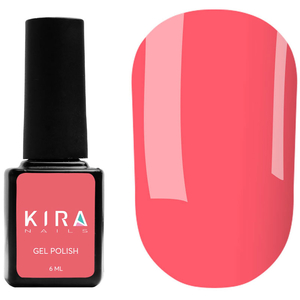 Гель-лак Kira Nails №097 (дуже яскравий рожевий, неоновий, емаль), 6 мл