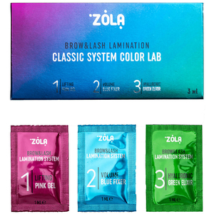 Набір для ламінування у саше  ZOLA Color Lab (3 х 1 мл)