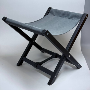 Подставка под сумку черная с темно-серой тканью, Цвет: чорна з темно-сірою тканиною