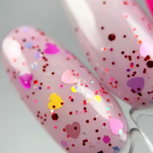 ЗНИЖКА!Гліттер гель DANNY "Love" №02 8 мл, Колір: 02