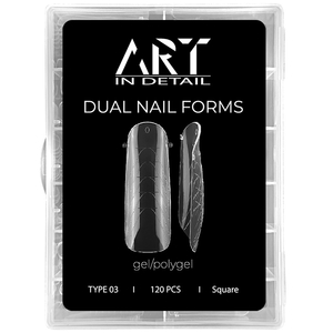 Багаторазові верхні форми ART Dual Nail Forms, Type 03, Розмір: 03