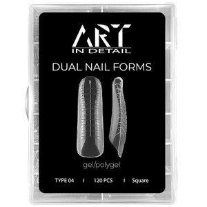 Багаторазові верхні форми ART Dual Nail Forms, Type 04, Розмір: 04