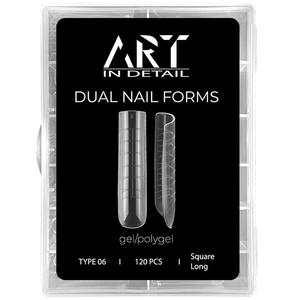 Багаторазові верхні форми ART Dual Nail Forms, Type 06, Розмір: 06