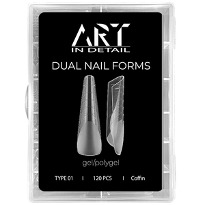 Багаторазові верхні форми ART Dual Nail Forms, Type 01, Розмір: 01