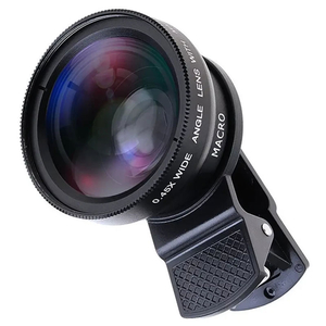 Макролинза для телефона 2 в 1 - 0,45X Phone Lens