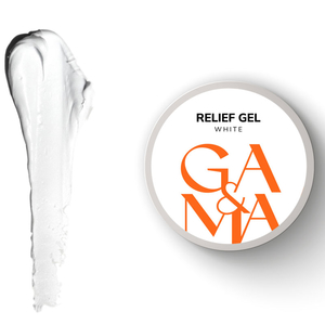 Гель паста для ногтей GA&MA Relief Gel White 5 г, Цвет: White