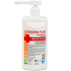 Лізодерм Плюс - крем на жирній основі для рук і тіла, 500 мл, Об`єм: 500 мл с дозатором, Аромат: Плюс