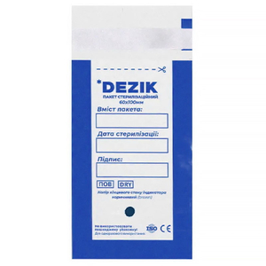 Пакети для стерилізації прозорі Dezik 60*100 100 шт