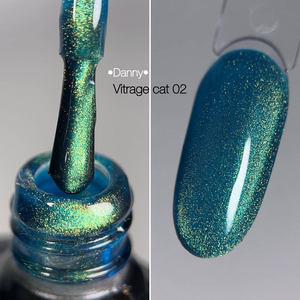 Гель-лак DANNY Vitrage Cat Eyes 02 8 мл, Колір: 02