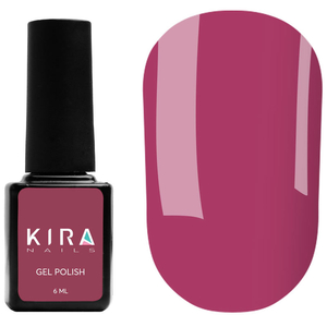Гель-лак Kira Nails №069 (винно-пурпурний, емаль), 6 мл