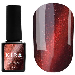 Гель-лак Kira Nails Cat Eye №004, 6 мл, Цвет: 004
, Вид: Цветной гель-лак, Цвет: Бордовый