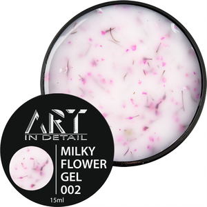 ART Builder Gel Milky Flower №002, 15 мл, Цвет: 002