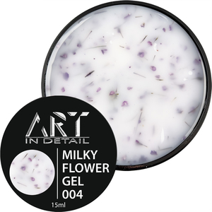 ART Builder Gel Milky Flower №004, 15 мл, Цвет: 004