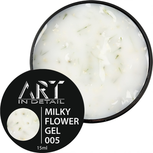 ART Builder Gel Milky Flower №005, 15 мл, Цвет: 005