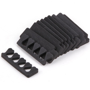 Разделители для пальцев ног, черные, 100 шт (50 пар), Цвет: черный