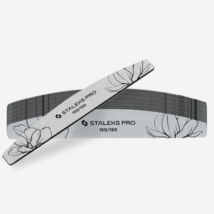 Пилка полумесяц минеральная Staleks EXPERT 40 150/150 грит, Абразивность: 150/150