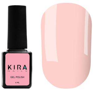 Гель-лак Kira Nails №002 (ніжно-рожевий, емаль), 6 мл
