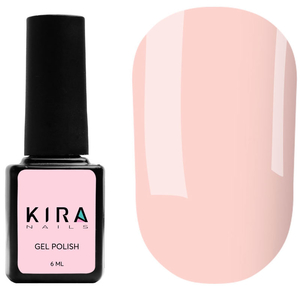 Гель-лак Kira Nails №011 (блідий рожевий, емаль), 6 мл